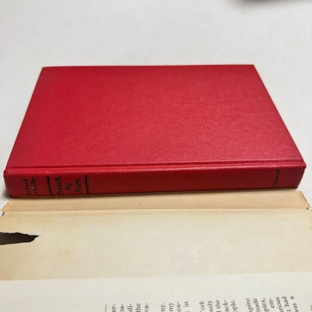 Preach No More Richard Lockridge Book Club Edition H/C 1970